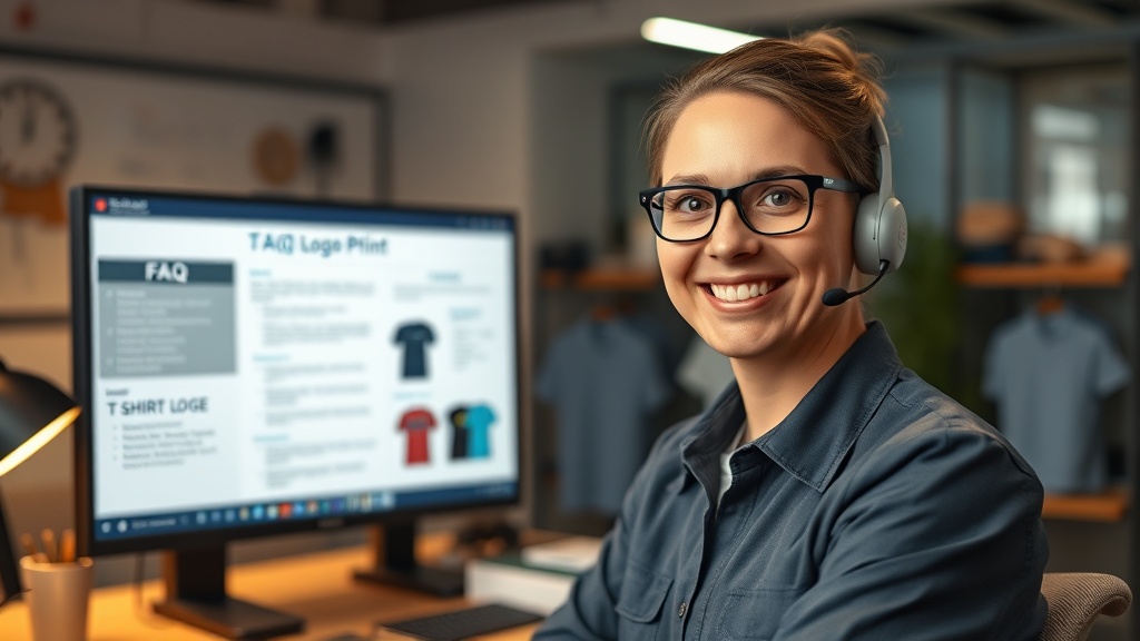 שאלות נפוצות על הדפסת לוגו על חולצות